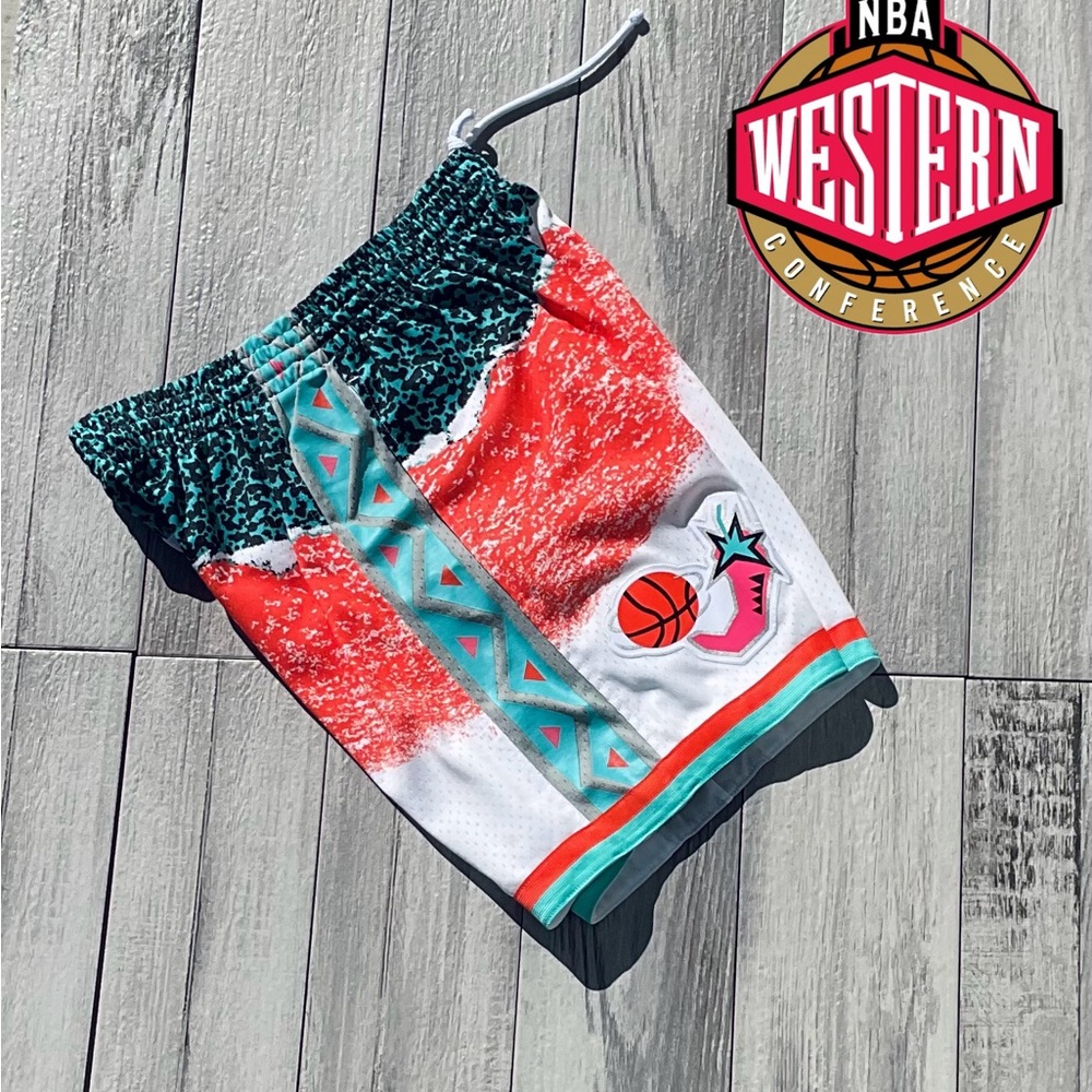 Western Conference 96 NBA All-Star Game Mitchell Ness Swingman sublimation Short